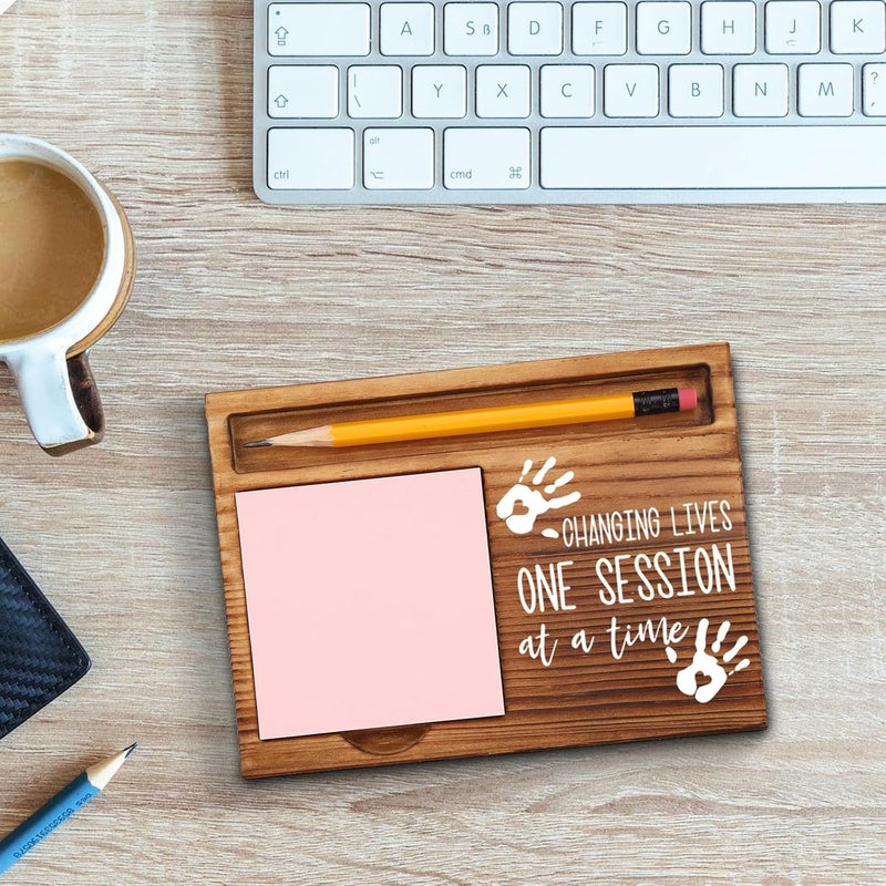 akeke Changing Lives One Session at a Time Sticky Note Holder Gifts for Speech Pathology Assistant, Therapy, Occupational Therapy, Therapist, Self-Stick Note Pad Holders GAA29 - Image 3